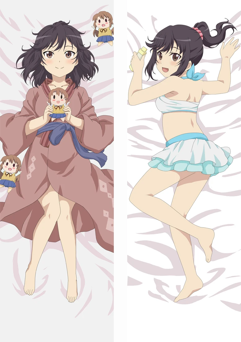 June аниме Non bijori Ichijou Hotaru Miyauchi Renge Dakimakura боди наволочка длинная подушка для объятий чехол - Цвет: 99041