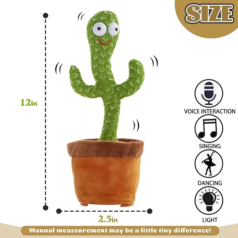 Dancing Cactus Cypis Electronic Plush 
