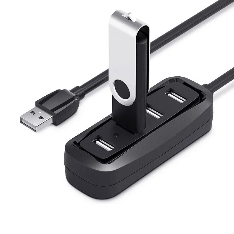 Usb-хаб 4 порта адаптер сплиттер Портативный высокоскоростной для ноутбука мобильный телефон клавиатура AS99