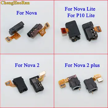 

ChengHaoRan 1pcs Earphone Headphone Audio Jack Flex Cable For Huawei Nova Nova2 p10 lite Nova 2 Plus Replacement Part