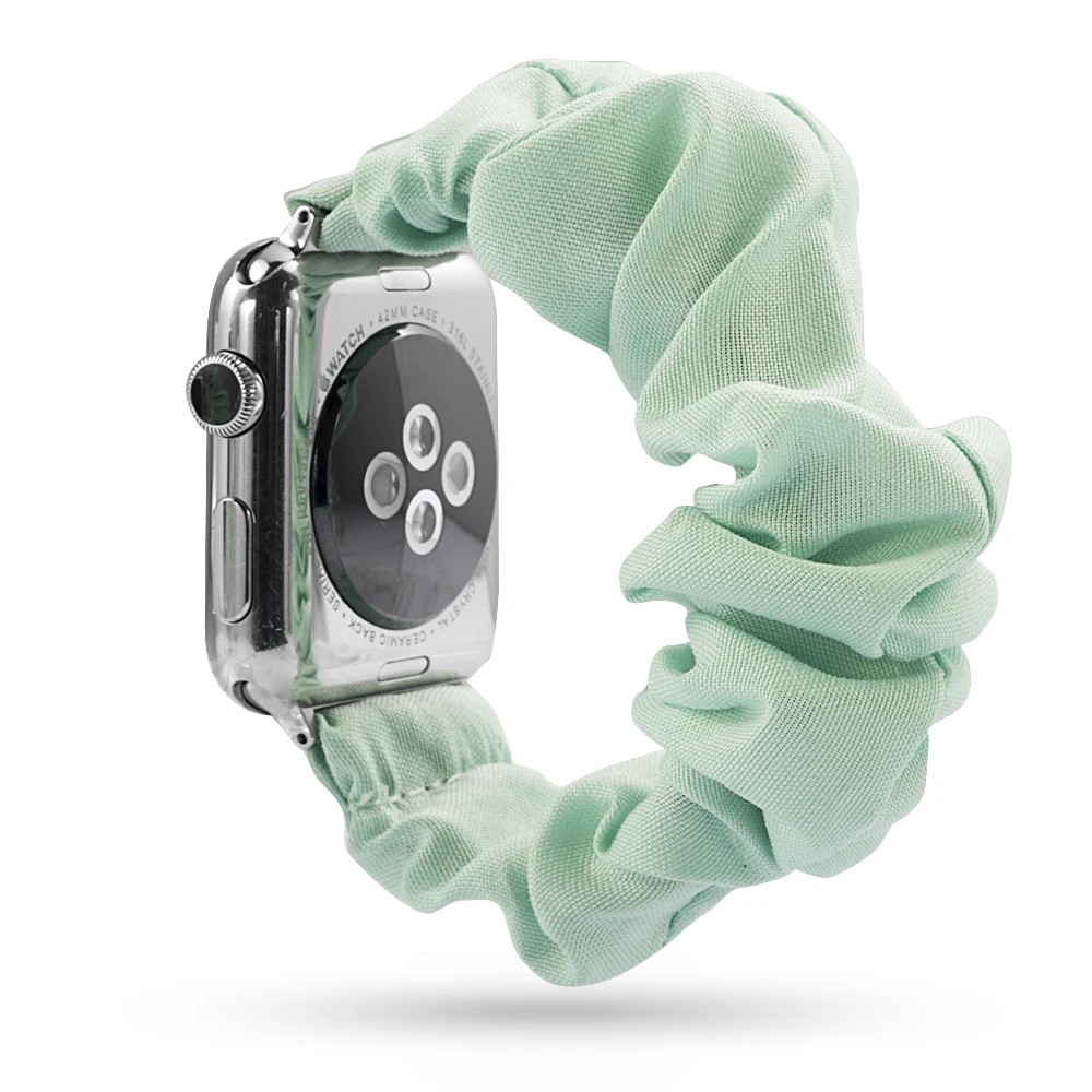 19 Эластичный ремешок для apple watch band 44 мм 40 мм apple watch 5 4 3 2 1 iwatch band 42 мм 38 мм Женский браслет аксессуары для часов - Цвет ремешка: 19