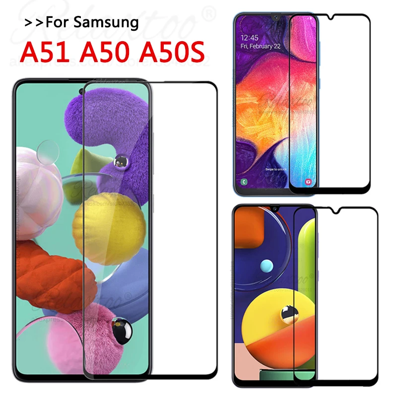Защитное стекло для Samsung A50 A50S A51 a 51 50 s пленка экрана из закаленного стекла Galaxy A505f