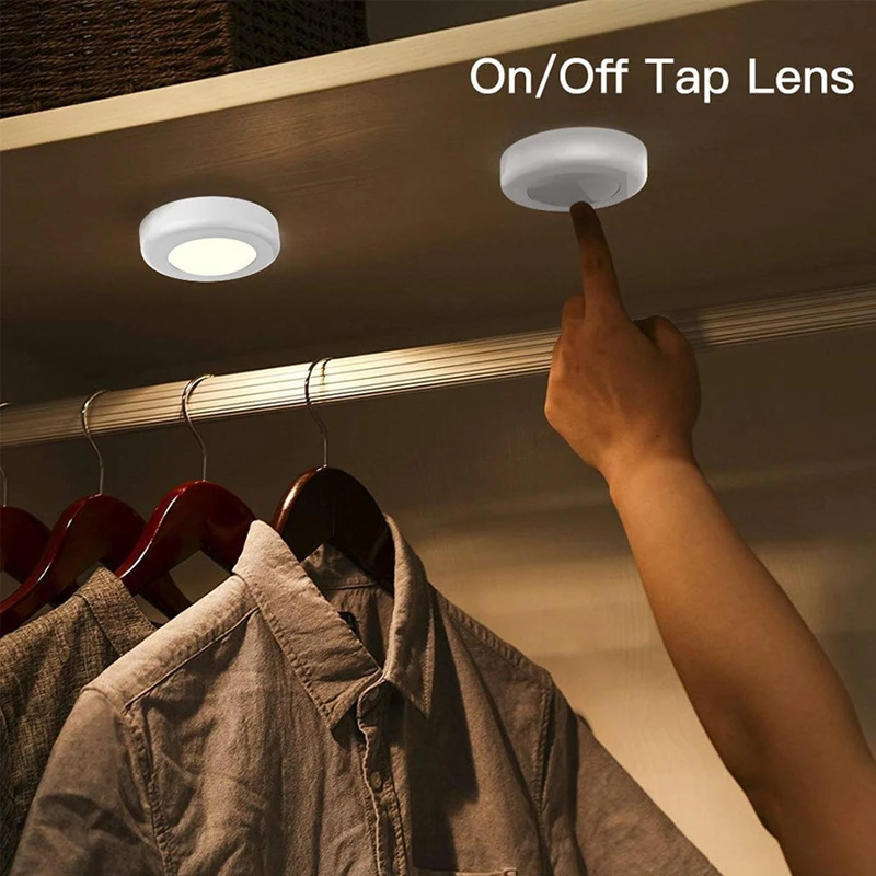 Затемняемый RGB светодиодный светильник для кухни сенсорный датчик шкаф/шкаф ночник шайба Свет с пультом дистанционного управления 12 цветов