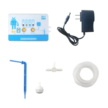 

Mobile Phone Remote WIFI Control Watering Device Intelligent Auto Drip Irrigation System Garden Plant Water Pump Timer US Plug