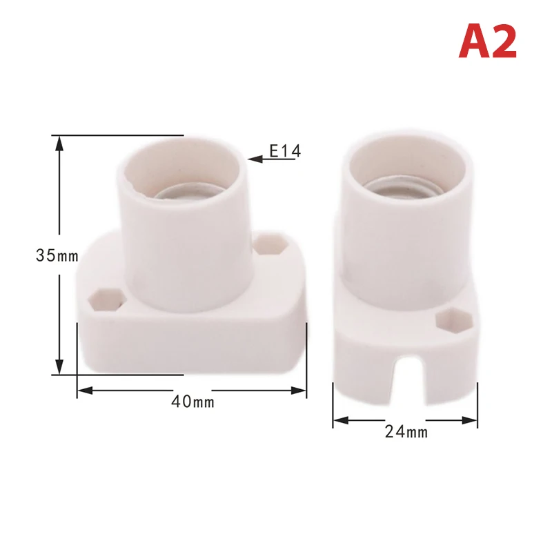Mini Screw Lamp Base E12 E14 E17 Lamp holder Socket Adapter