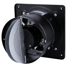 50 Вт 220 В вытяжной вентилятор 7 дюймов Отводная труба настенное крепление низкий уровень шума семейная Ванная Кухня вентиляционный вытяжной вентилятор