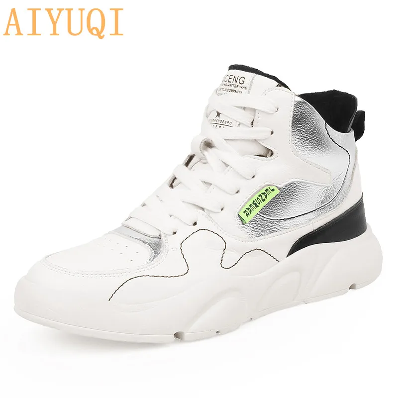 

Flat high-top sneakers women shoes autumn and winter 2020 tide shoes new wild white shoes casual plus velvet cotton shoes