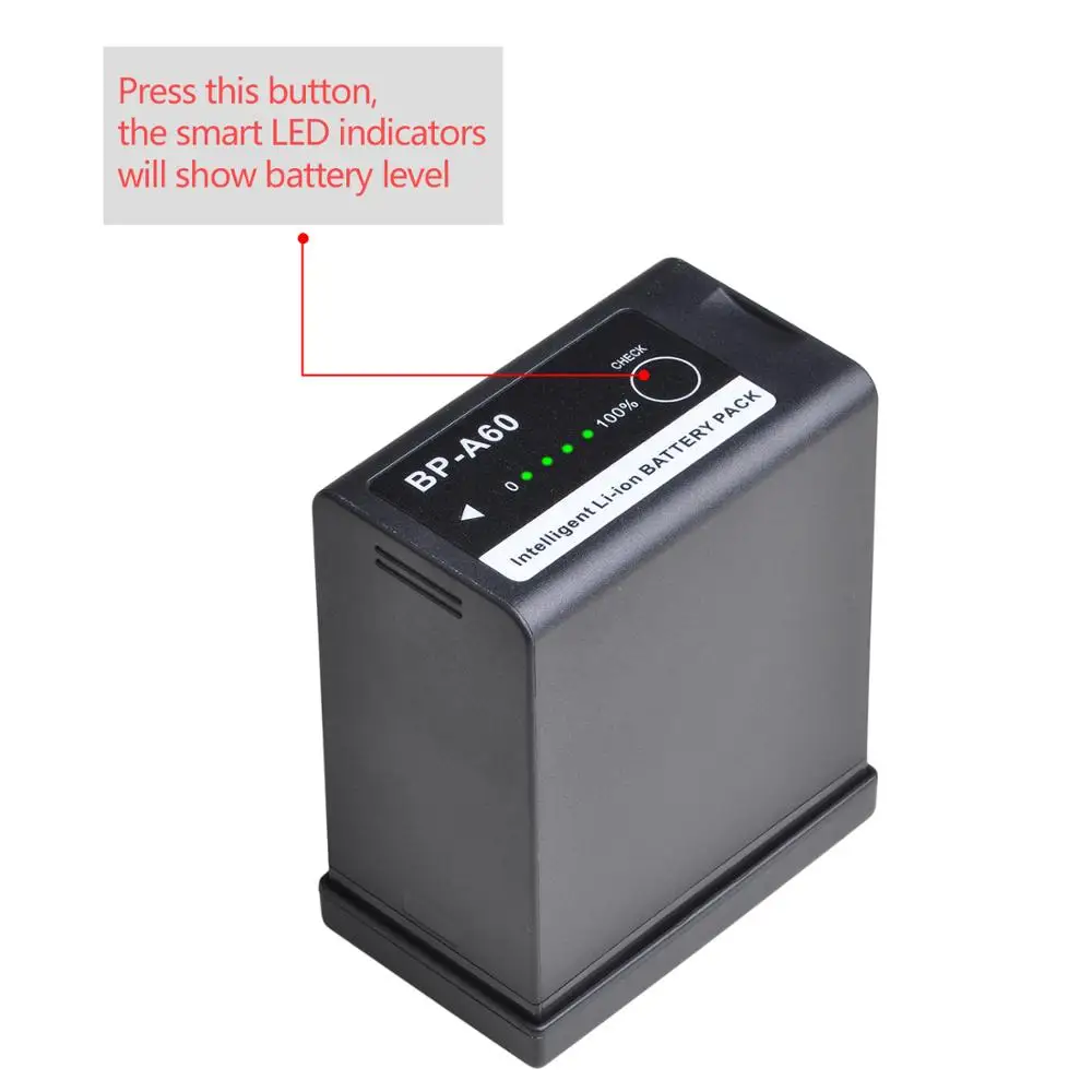 Bateria para Canon Batmax Eos C200 pl C200b C300 Marca ii Xf705 Bp-a60 6800 Mah Ca-cp200l - Image 5