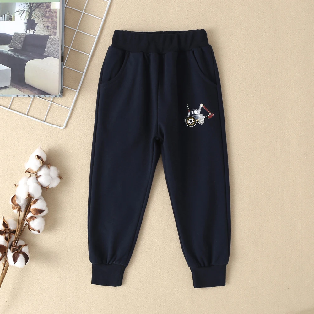 Kids Clothing Set Children'S Cartoon Sweater Pure Color School Autumn Boyssweater Children'S Sweater Suit Soft Sport Hoodies