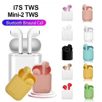 

i7s TWS Wireless Earphone Bluetooth Headset Earpiece With Microphone For Smart Phone Android IOS Mini-2 Macaron Fones De Ouvido