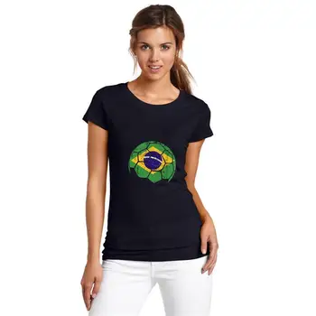 

New Style brazil soccer football ball tshirts gents XXXL 4Xl 5XL short-sleeve tee tops