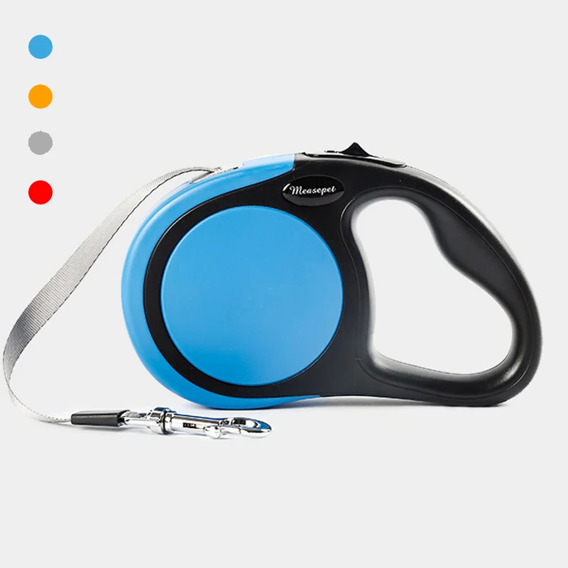 3m/5m Durable Pets Dog Leash Nylon Extending Puppy Walking Running Leads Automatic Retractable Reflective Tape Leashes | Дом и сад