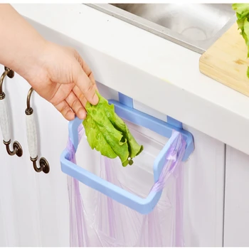 

Universal Hanging Kitchen Trash Bag Garbage Home Holder Storage Rack Gadget Tools Plastic Hanging Holder Tool Kitchen Shelf