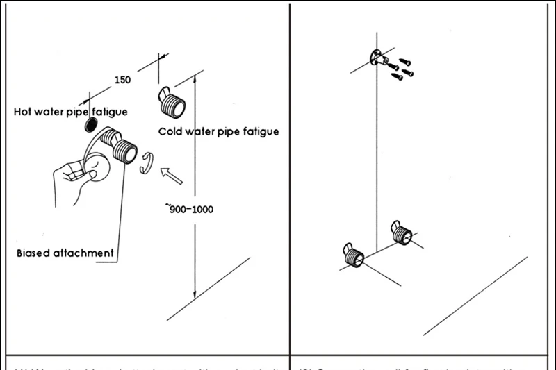 Brushed Gold Shower System  10 Shower Faucet Set Bathroom Rain Shower head and 3-Setting Handheld Shower Head Set (35)