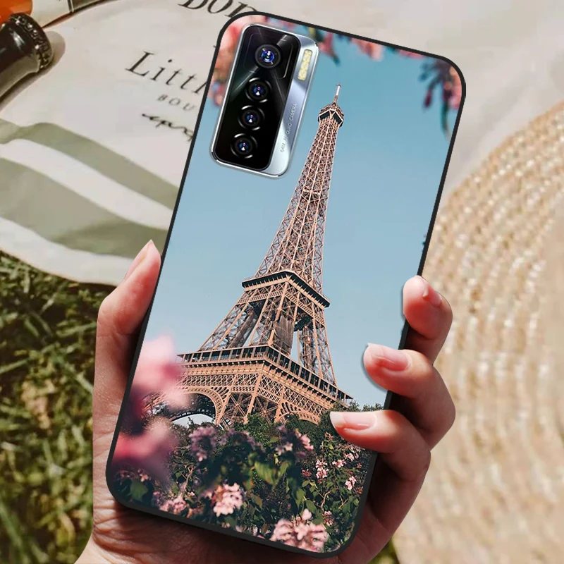 Silicone Back Cover Phone Case with Soft Bumper Coque