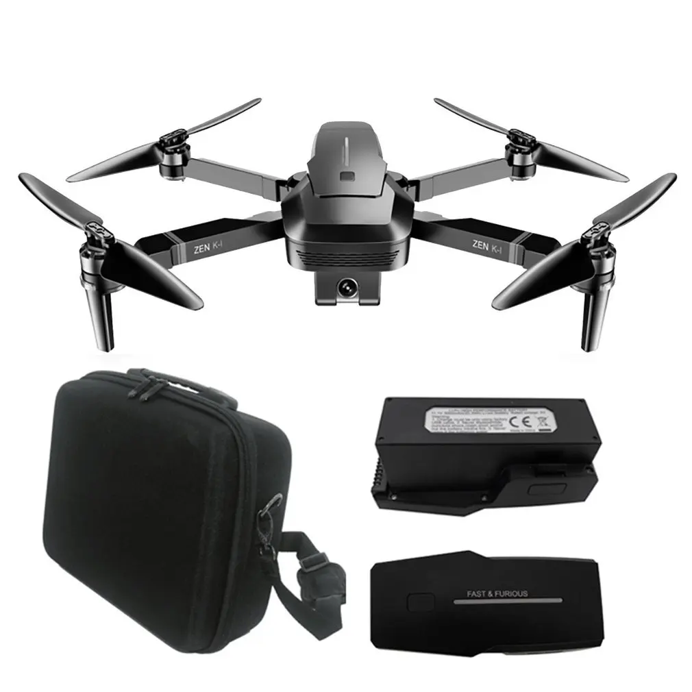 K1 2B Storage Box Visuo ZEN K1 gps Радиоуправляемый Дрон met 4K HD Двойная камера управление жестами 5G Wifi FPV Borstelloze мотор vlucht 28 minuten Dron VS F11 B4W - Цвет: K1 2B Storage Box