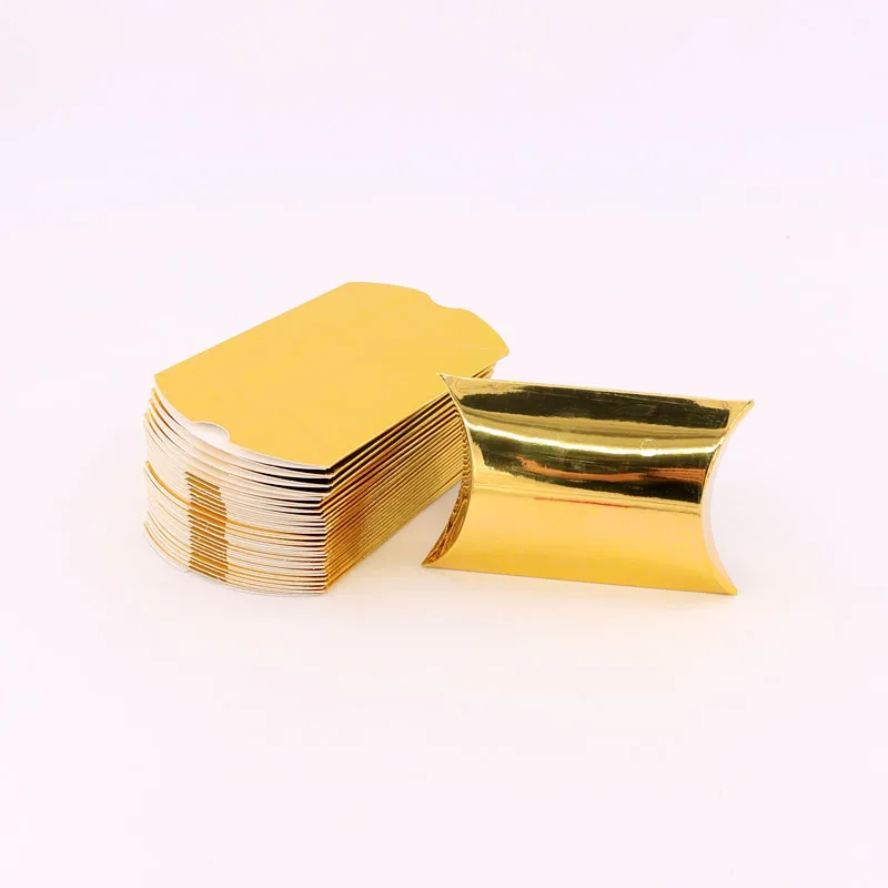 Высокое качество, 10 шт./лот, бумажная коробка для ювелирных изделий серебряного и золотого цвета, 6,5x9x2,5 см для маленьких модных бусин, очаровательных сережек, упаковочная коробка