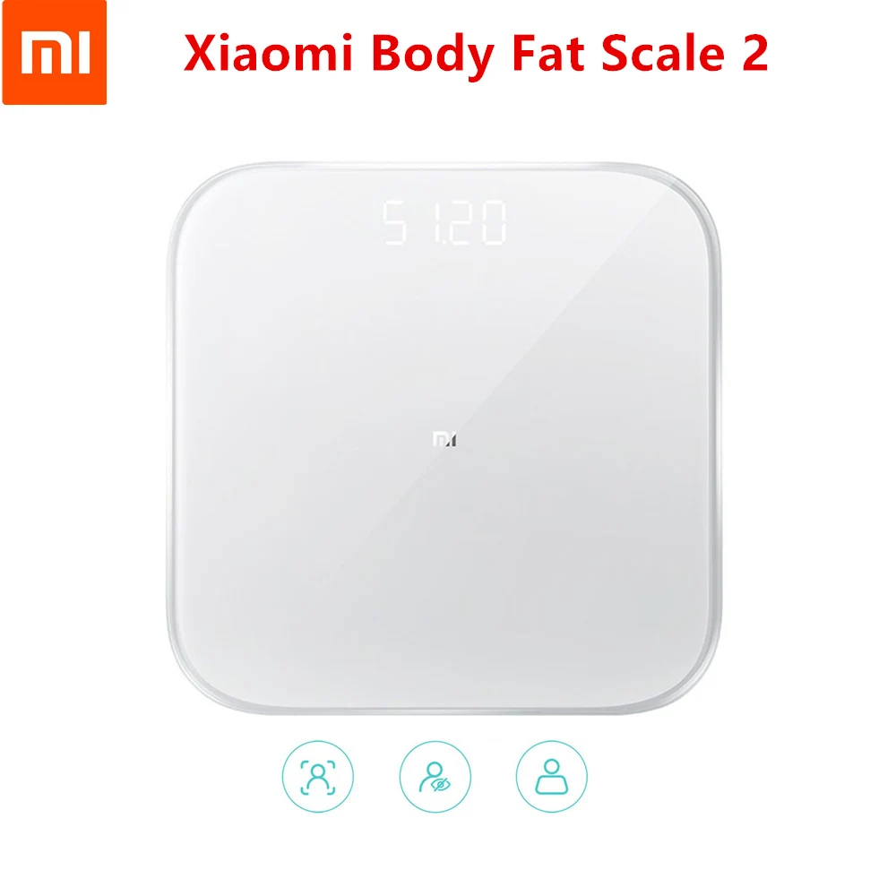 Xiaomi напольные весы 2 точные весы умный дом женщины вес для жиросжигания мини электронные весы