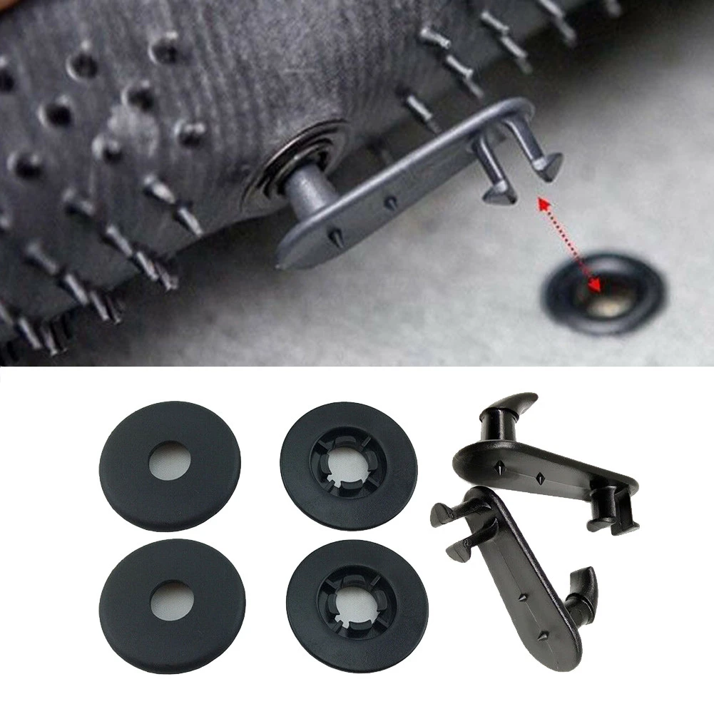 2pcs Car Mat Floor Clips Carpet Fastener Fixing Clamps Retention