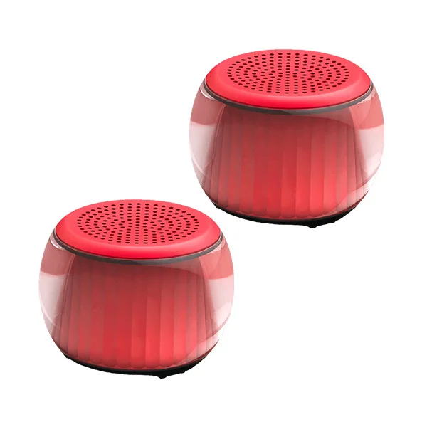 2Red Xiaomi Velev TWS блестящее освещение Bluetooth аудио TWS Bluetooth взаимосвязанные стерео, Музыка Ритм освещение; Bluetooth 5,0 - Цвет: 2Red