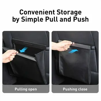 

Leather Garbage Bin Trash Waterproof Garbage Bin Car Back High Quality