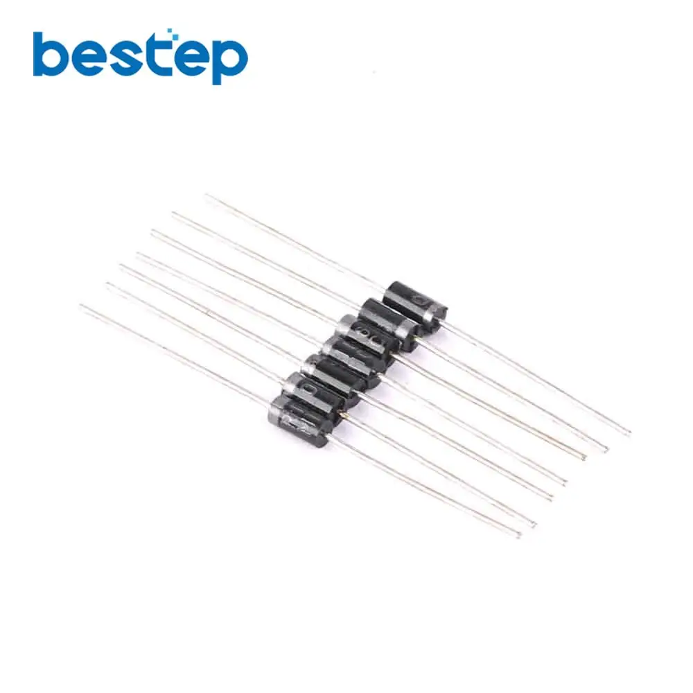 100PCS SB160 1A 100V DO-41 SR160 Schottky Diode | Электронные компоненты и принадлежности