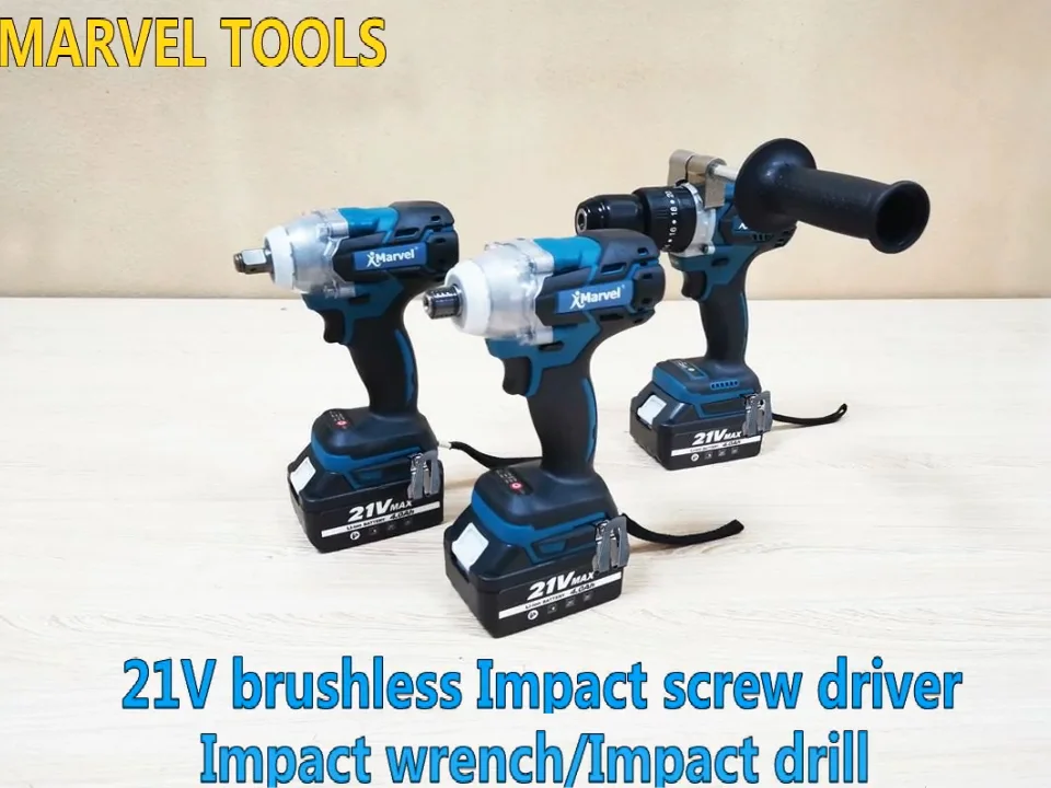 

MARVEL Performer Reversable 40Nm CE GS ROHS Certificates 10mm 1.3Ah 1.5Ah 2.0Ah 16.8V cordless combo drill kit