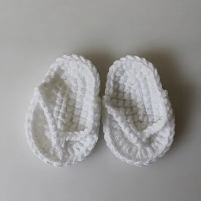 Аксессуары для фотосъемки новорожденных ручной вязки; детские тапочки и наушники; аксессуары для фотосессии; аксессуары для студийной фотосъемки - Цвет: White Shoes