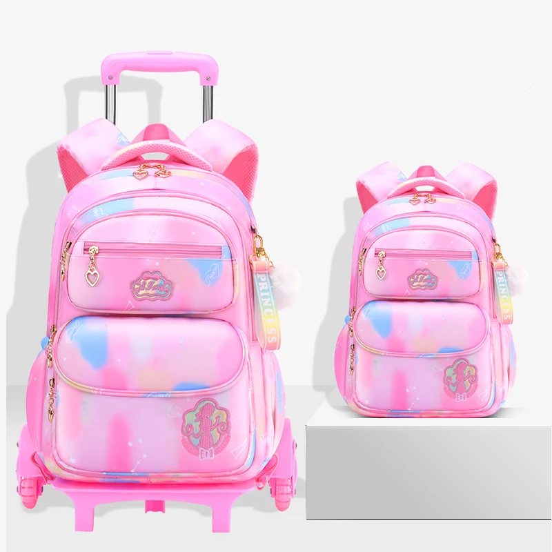 escolares con ruedas para niñas, morral escolar con ruedas, Mochila de princesa - AliExpress Maletas y bolsas
