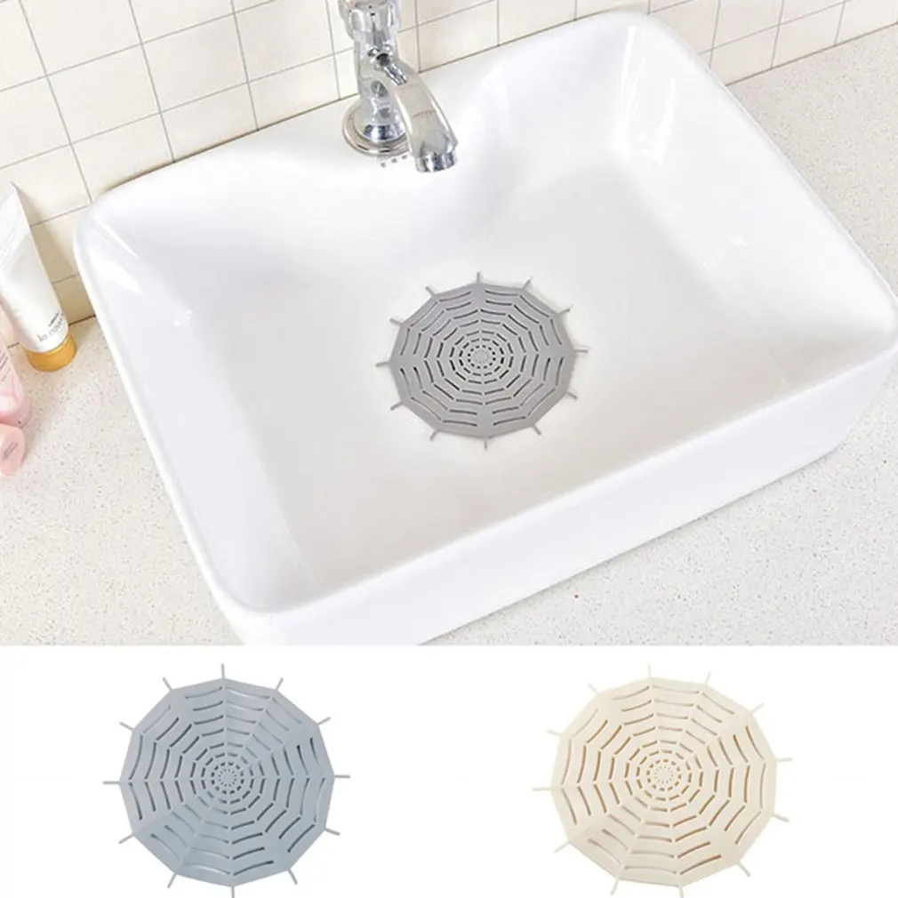 Kitchen Sink Strainer Silicone Floor Vegetable Catch Waste Round Universal Hair Net For Bathroom Hair Catcher Filter Shower