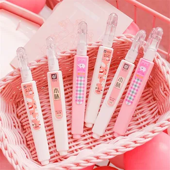 

White Correction Fluid Stainless Steel Pen Head Modify Writing Error Correction Liquid Stationery Corrector Office Material