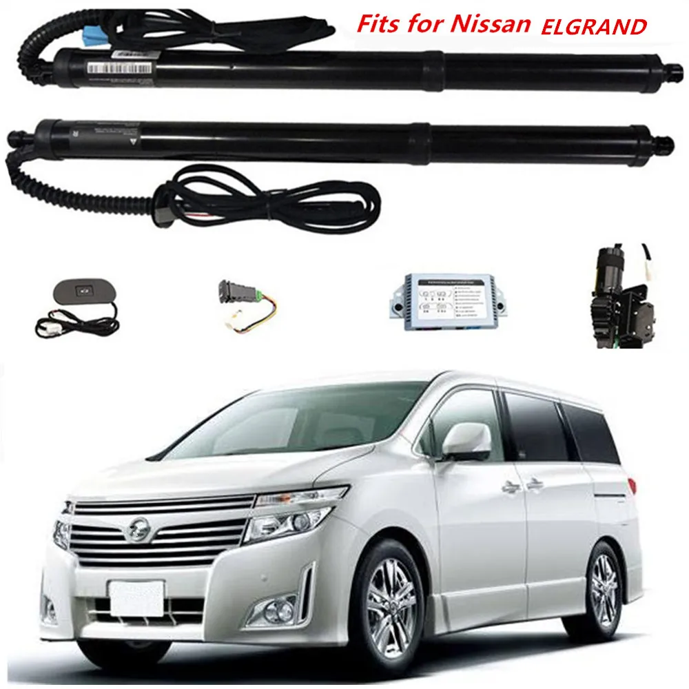 Подходит для Nissan ELGRAND Интеллектуальная электрическая задняя дверь модифицированный Автомобильный багажник Поддержка стержень хвост подъемный задний Дверной Переключатель Быстрый