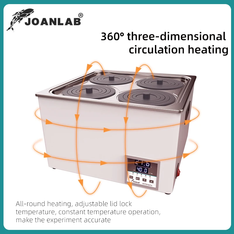 JOANLAB 수조 실험실 난방 온도 조절 장치, 디지털 디스플레이 실험실 장비, 항온 온도 조절 탱크, 110v, 220v