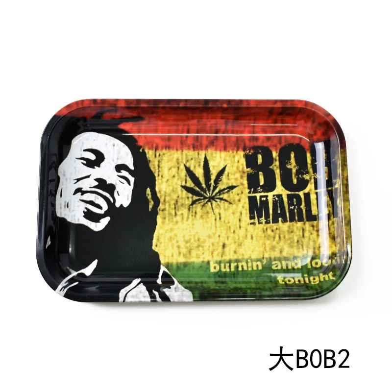 280mm Metal Cigarette Tray Weed Tray Rolling Paper Men Gift Cigarette Box Gadgets for Men Holder Rolling Tray Hot Sale