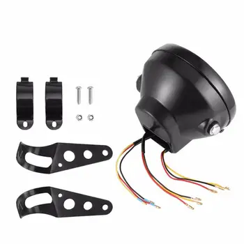 

Hot 12V Halogen H4 Bulb motorcycle Headlight Turn Signal light for Motorcycle ATV Electrocar 7" Round 26-LED Integrated