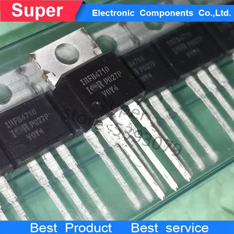 10 unids/lote MOSFET IRFB4710PBF IRFB4710 TO-220 транзистор оригинальный nuevo 100V75A |