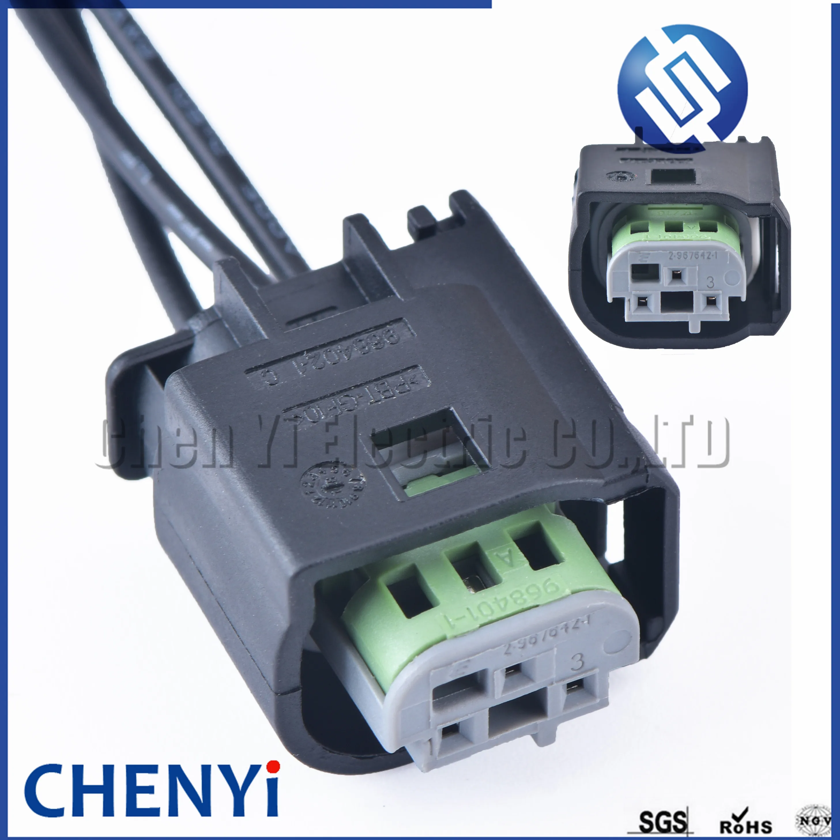 3-контактный Датчик парковки PDC разъем 2-967642-1 для Ford F150 Opel Astra Zafira Citroen C8 Peugeot 308 BMW