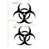 Danger Sign Waterproof Temporary Tattoos Men Tattoo Art Flash Tattoo Stickers Tattoo Henna Tatoo Fake Tattoo Sleeves ► Photo 2/2