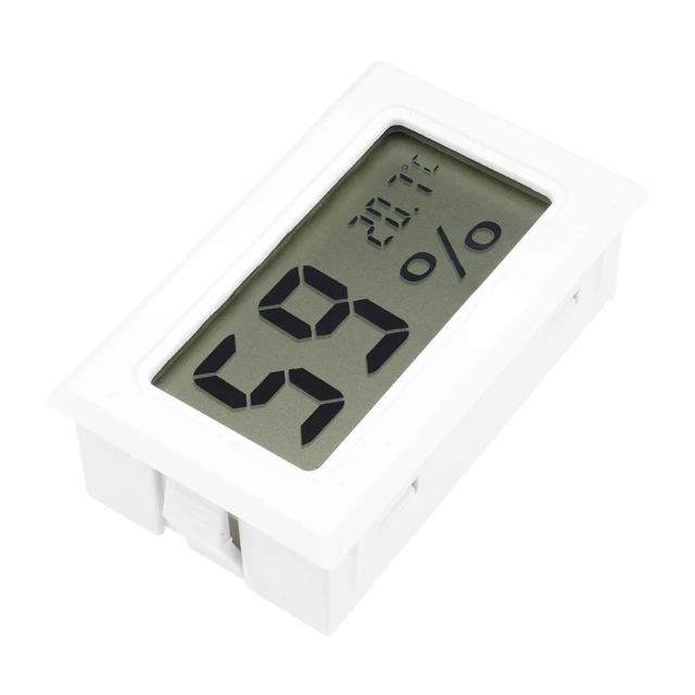 Mini Lcd Páratartalommérő Fagyasztó Hűtőszekrény -Hőmérő Digitális Hőmérő Higrométer -50 ~ 70 Hűtőhűtőhöz