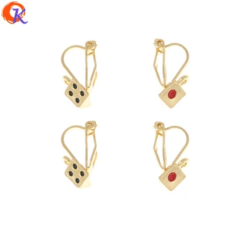 

Cordial Design 100Pcs 6*16MM Jewelry Accessories/Earrings Hooks/Dice Shape/Paint Effect/DIY Making/Hand Made/Earring Findings
