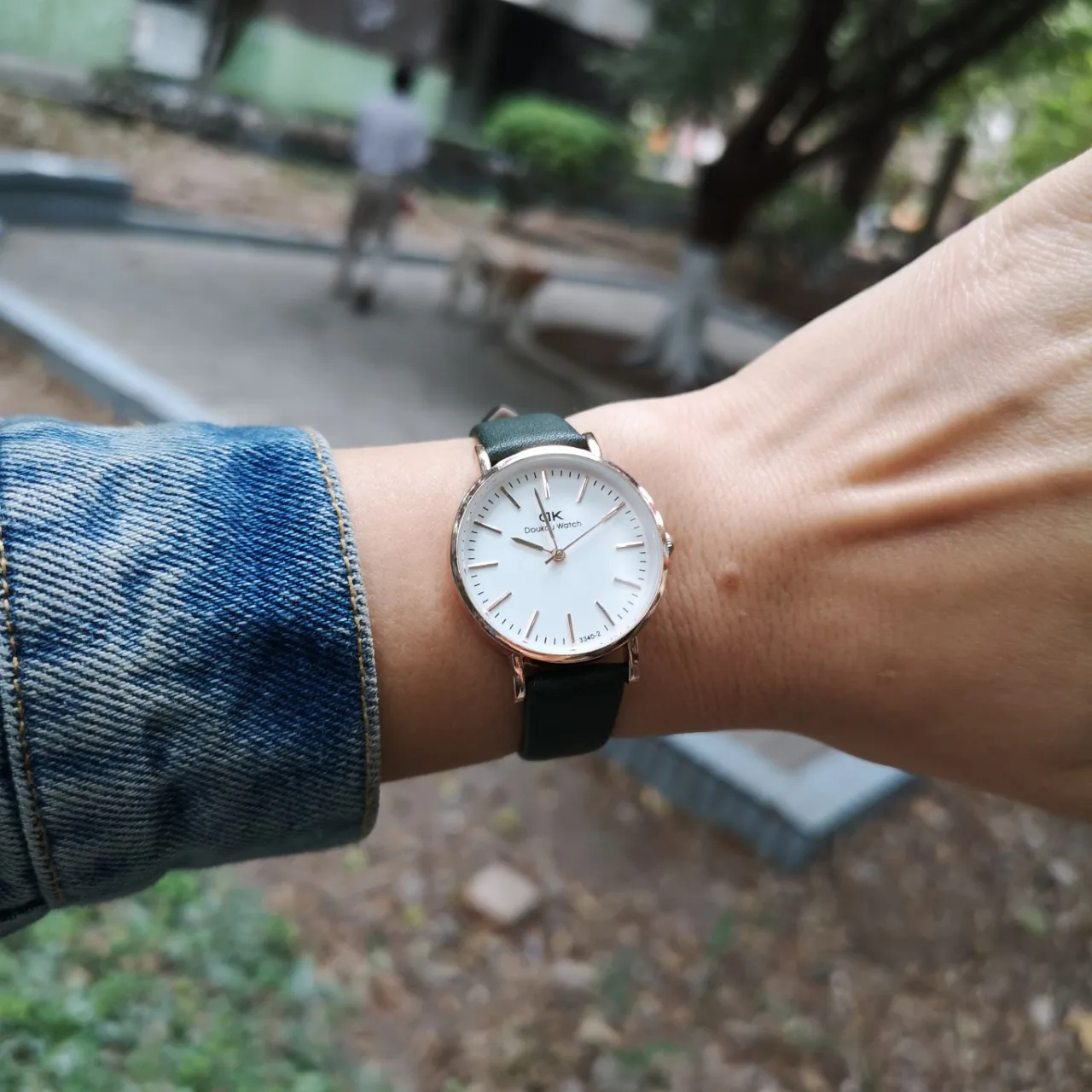 

Cardamom doukou Article Nail Leather Belt Students Exam Fashion Watch Supply of Goods