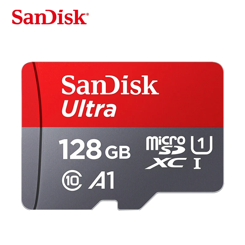 Карта памяти SanDisk Micro SD 16 ГБ 32 ГБ MicroSD TF карта 64 Гб 128 ГБ флеш-карты 200 ГБ 256 Гб класс 10 Micro SD карта - Емкость: 128 ГБ