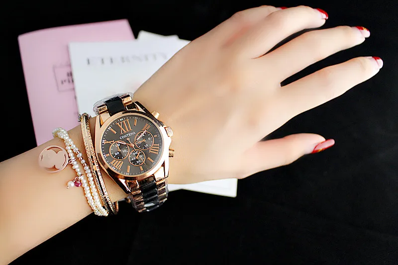 Новые женские часы из нержавеющей стали, керамические наручные часы, женские кварцевые часы, Топ бренд, роскошные женские часы, женские часы