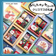 ; зимние рождественские Семейные носки; забавные праздничные бархатные носки кораллового цвета без пятки