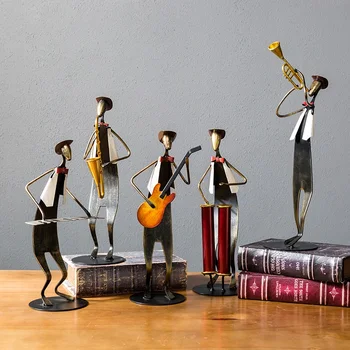 

Modern Character Iron Craft Decorations Creative Home Living Room Wine Cabinet Porch Storage Bookshelf TV Cabinet Furnishings