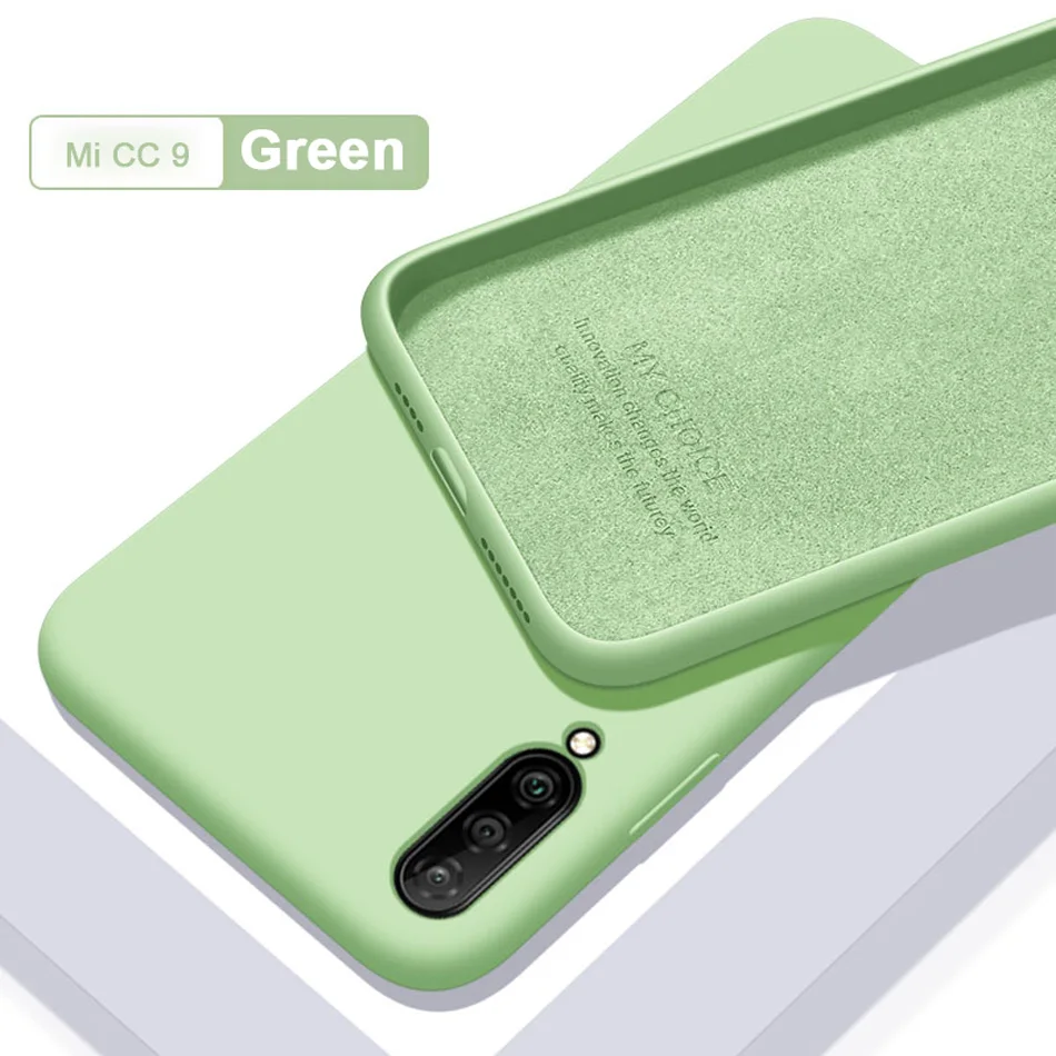Приятный для кожи чехол Xiaomi Mi A3 жидкие силиконовые чехлы тонкий мягкий из
