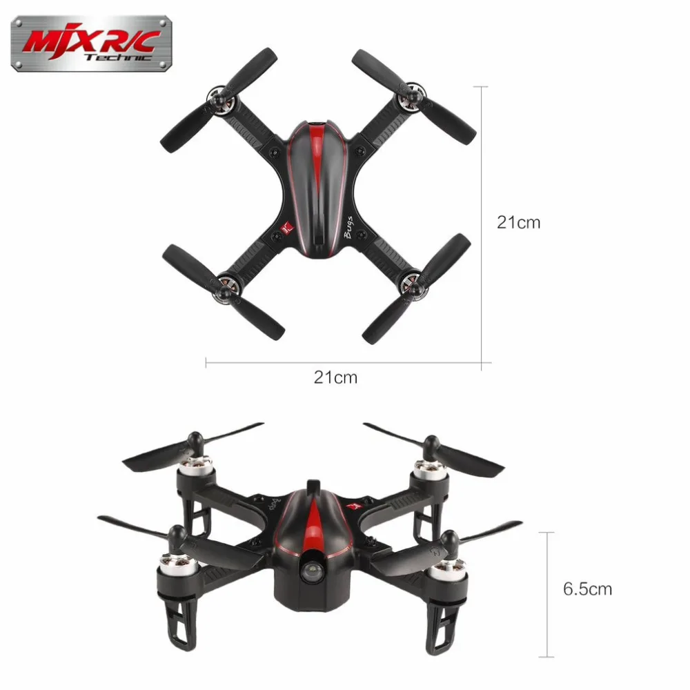 MJX B3 мини 2.4GH 4CH бесщеточный 1306 2750KV мотор Дрон угол и Acro режим флип& ролл RC Квадрокоптер с светодиодный светильник hi