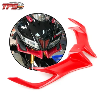 

For Yamaha R15 V3 Front Aerodynamic Winglet ABS Plastic Spoiler Motorcycle Fairing Accessories 150cc YZF R15 2018 2019 2020