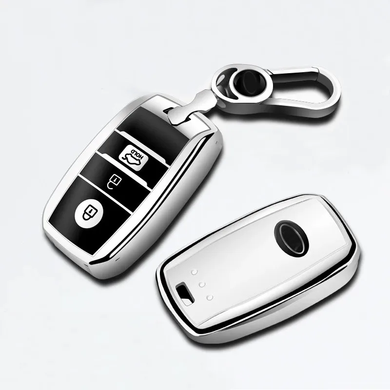 

New TPU Car Key Case Cover Keyring For Kia K3 Sportage R K4 Sorento K5 KX1 KX3 Cachet KX5 KX7 Forte