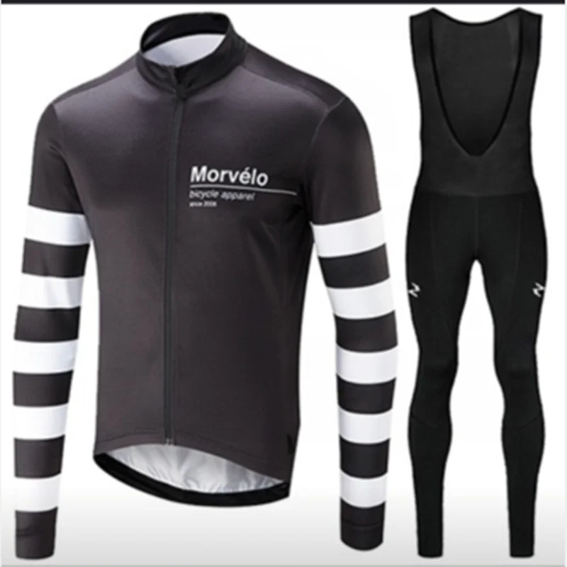 MORVELO, зимний комплект одежды для велоспорта из теплого флиса, одежда для горного велосипеда, одежда для велоспорта, униформа ropa, одежда для велоспорта, костюм для велоспорта - Цвет: 6